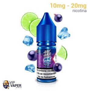 Just Juice Ice Nic Salt Blackcurrant Lime 10ml