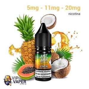 Just Juice Exotic Fruits Nic Salt Papaya, Pineapple & Coconut 10ml