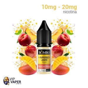 Peach and Mango 10ml - Wailani Juice Nic Salts by Bombo
